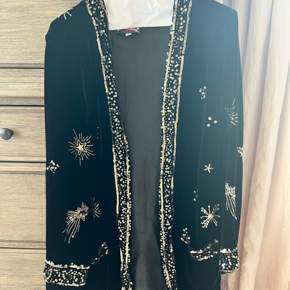 Johnny Was Jackets & Coats Johnny Was Silk Velvet Duster Poshmark